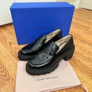STUART WEITZMAN SH318GYWT 関税送料込 Amazon.com | Stuart Weitzman Pearldrop Platform Loafer Black